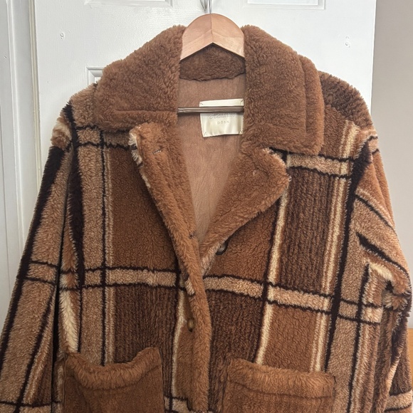 DOEN Heirloom Coat – Size Small (Brown/Tan Plaid) – NWOT - Picture 2 of 6